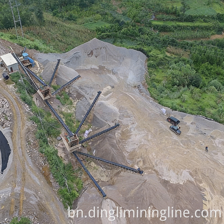 Efficient Cobblestone Crushing and Sand Production System